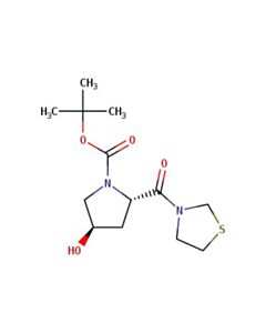 Astatech (2S,4R)-4-HYDROXY-2-(3-THIAZOLIDINYLCARBONYL)-1-PYRROLIDINECARBOXYLICACIDTERT-BUTYLESTER; 0.25G; Purity 98%; MDL-MFCD22665914